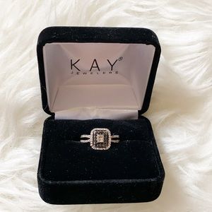 Kay jewelers black diamond 10k ring